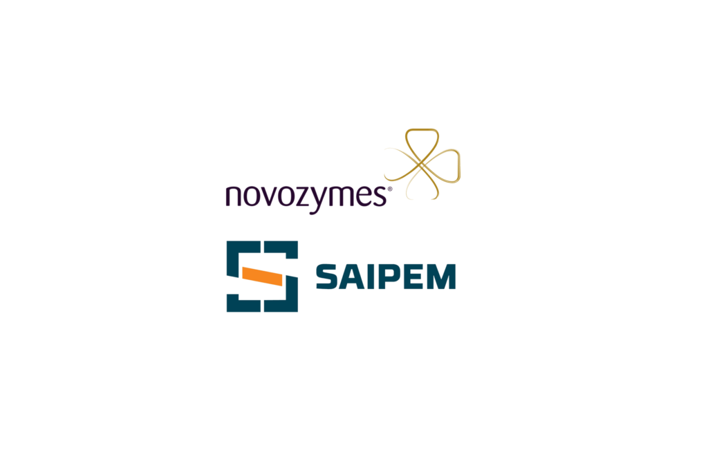 Novozymes and Saipem logos